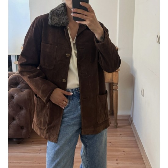 Orijinal Süet Deri Ceket