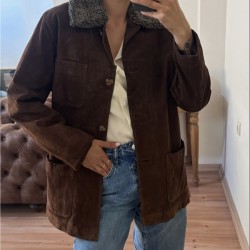 Orijinal Süet Deri Ceket