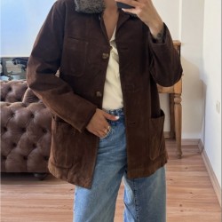 Orijinal Süet Deri Ceket